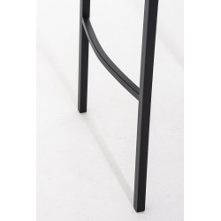 Taburete de bar Damaso B con estructura naranja de 4 patas
