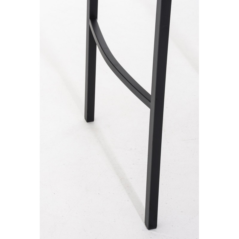 Taburete de bar Damaso B con estructura naranja de 4 patas