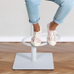 Taburete de bar Damaso W en tejido marrón tierra