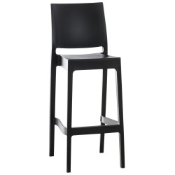 Taburete de bar negro Maya