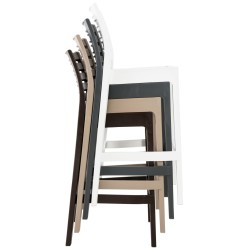 Taburete de bar Ares gris oscuro