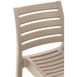 Taburete de bar de barro Ares