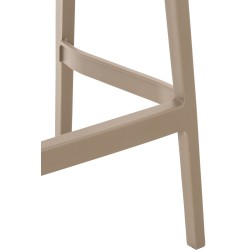 Taburete de bar de barro Ares