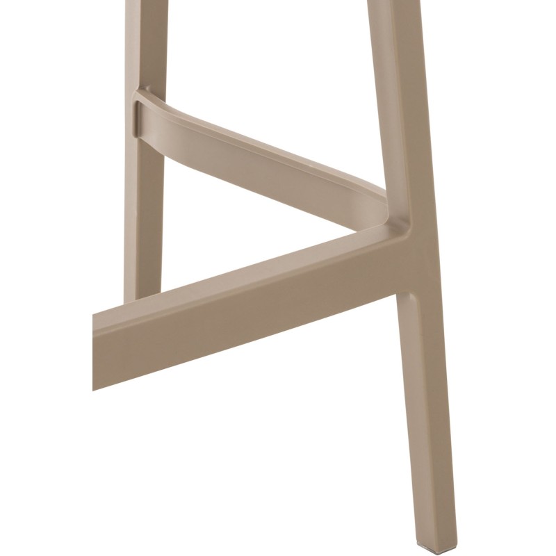 Taburete de bar de barro Ares