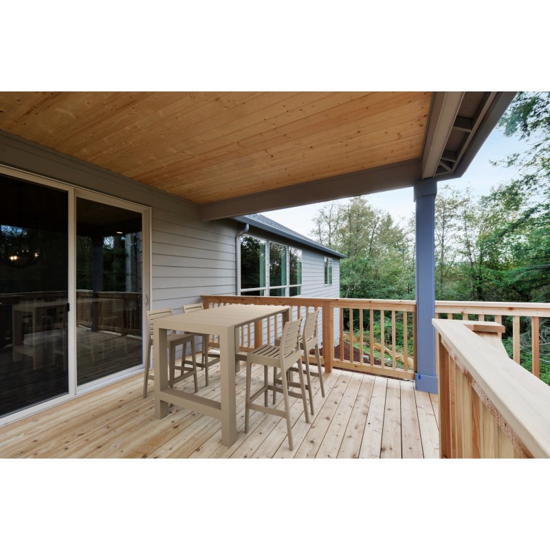 Taburete de bar de barro Ares