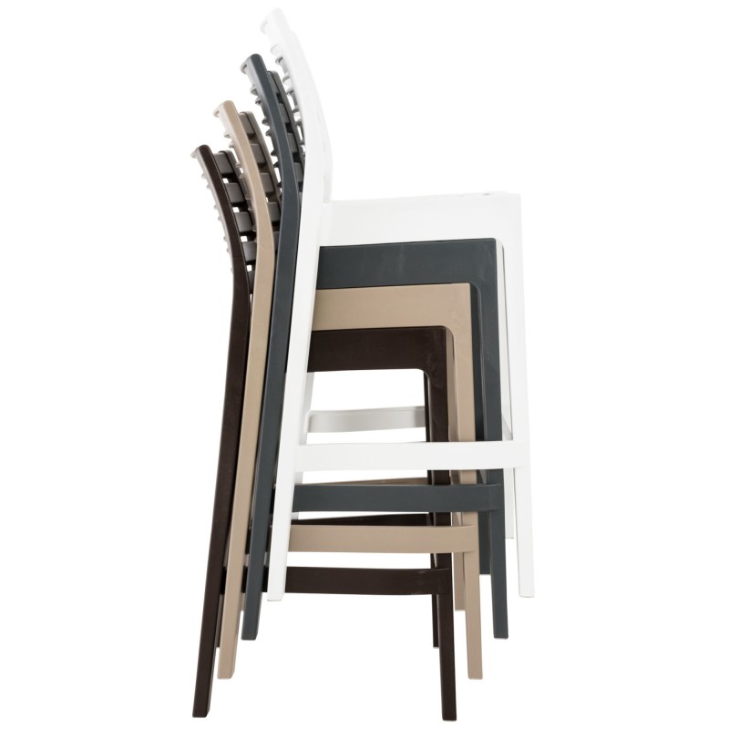 Taburete de bar negro Ares