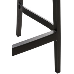 Taburete de bar negro Ares