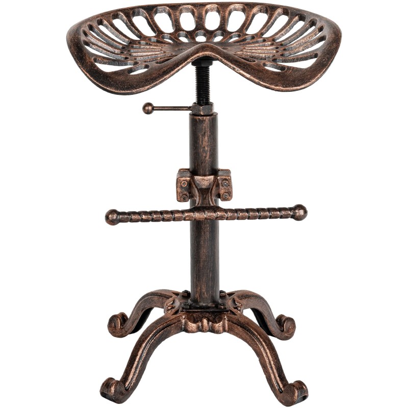 Taburete de bar de bronce Butch