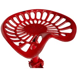 Taburete de bar rojo Butch