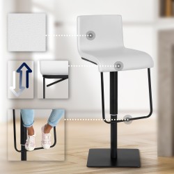 Taburete de bar blanco Limon B