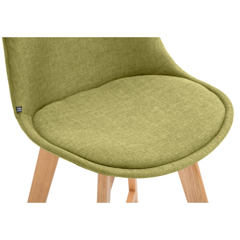 Taburete de bar Cannes en tejido Natura verde