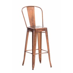Taburete de bar de cobre Aiden