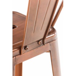 Taburete de bar de cobre Aiden