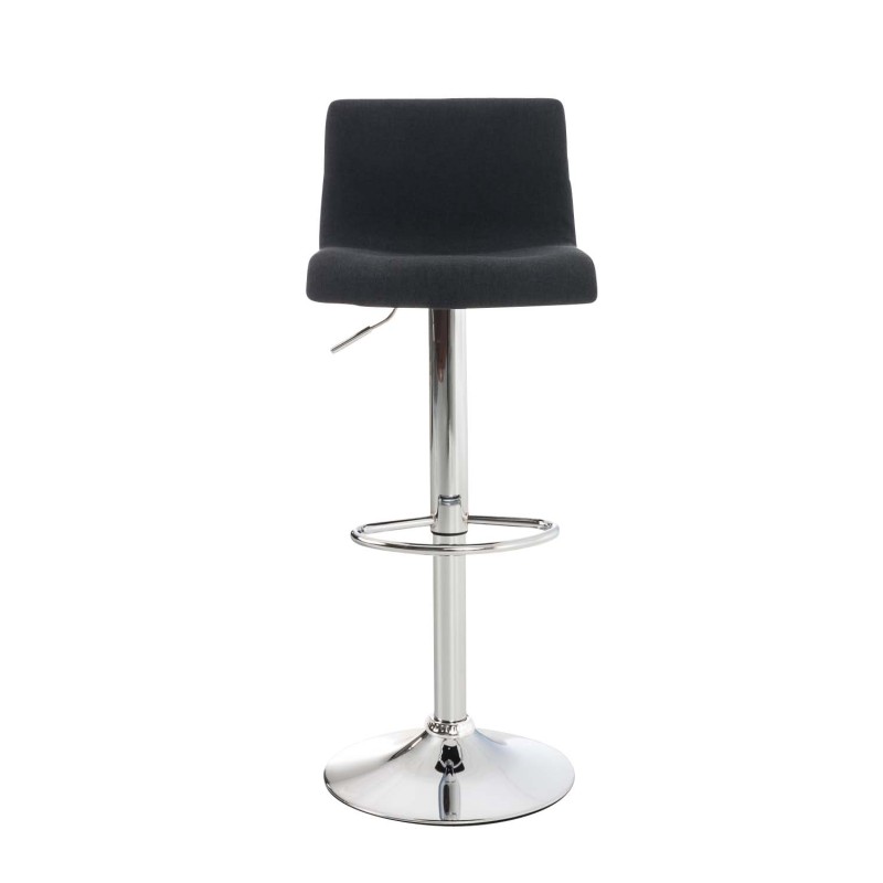 Taburete de bar de tela Hoover C negro