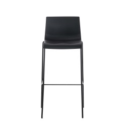 Taburete de bar Hoover de 4 patas con estructura negra Taburete de bar Hoover de 4 patas con estructura negra