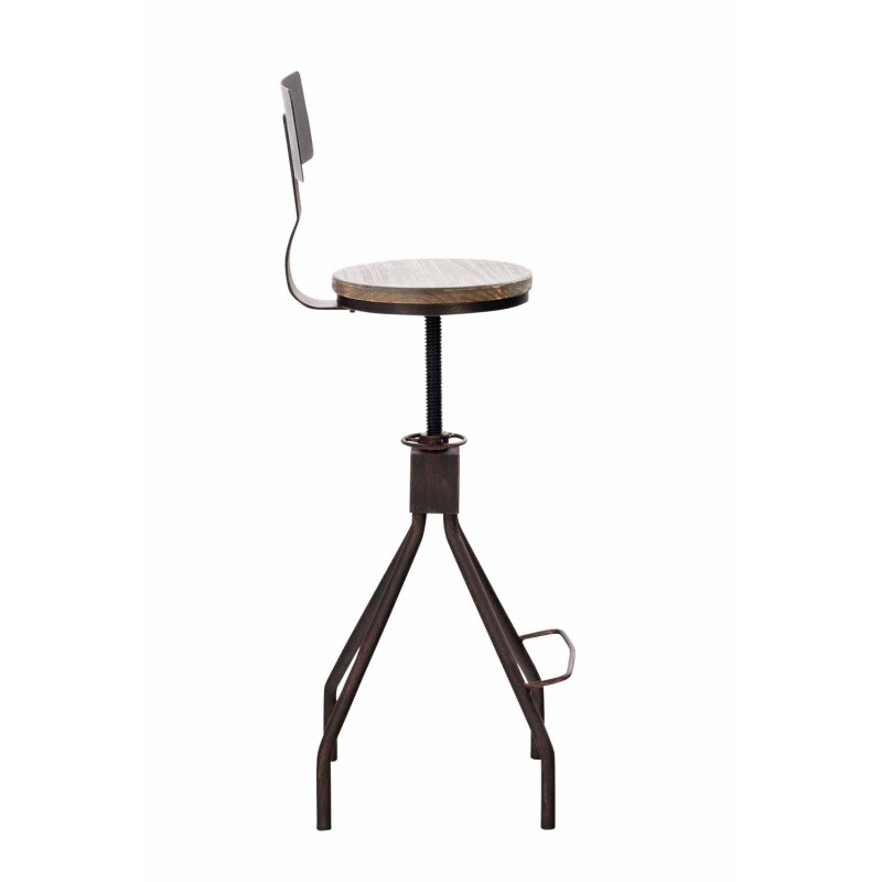 Taburete de bar de bronce Elko