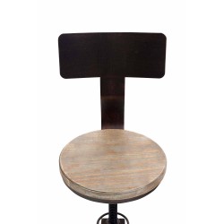 Taburete de bar de bronce Elko