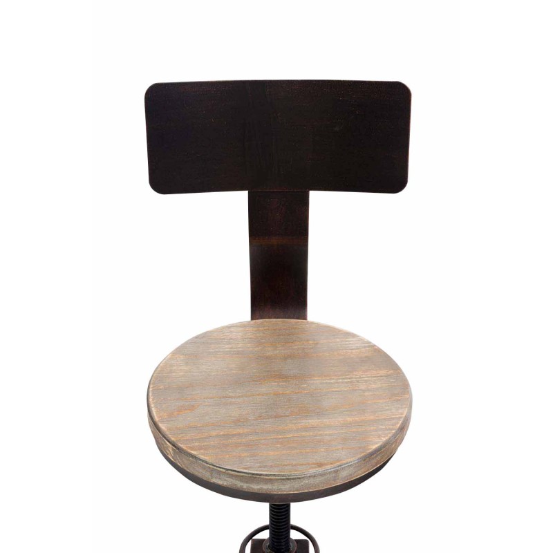 Taburete de bar de bronce Elko