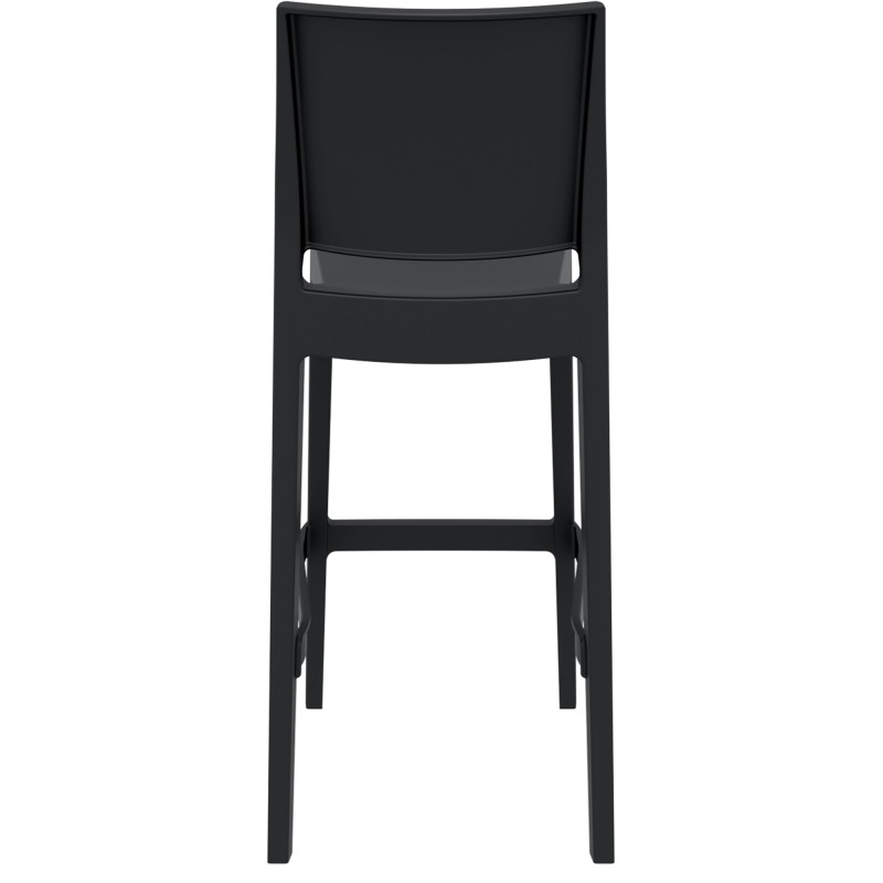 Juego de 2 taburetes de bar Maya negros