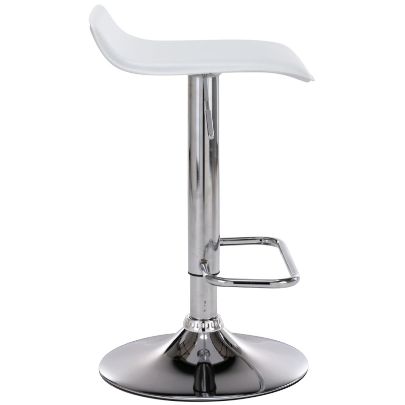 Juego de 2 taburetes de bar Dyn blancos