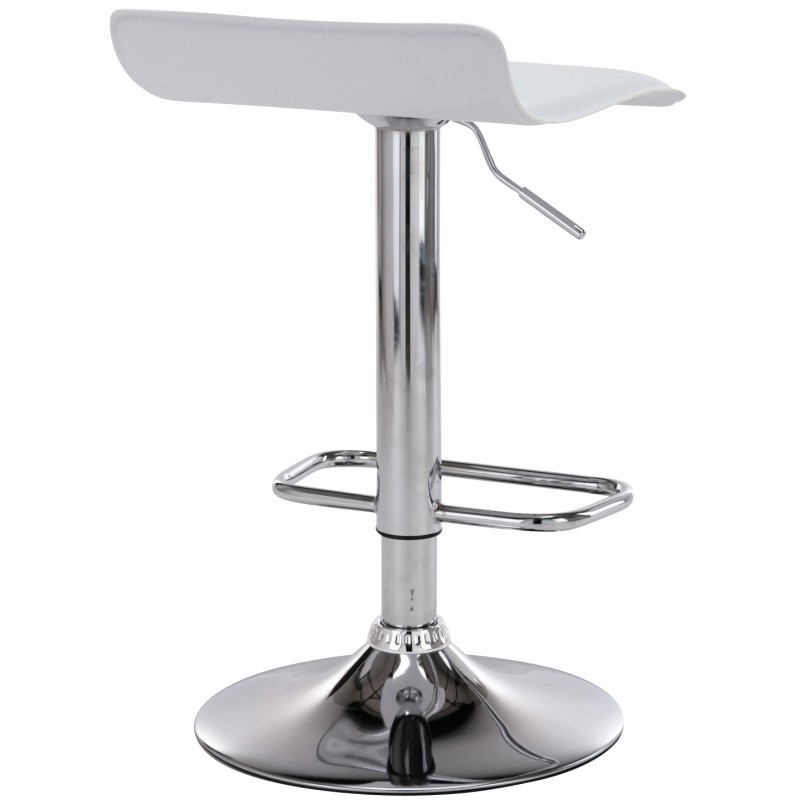 Juego de 2 taburetes de bar Dyn blancos