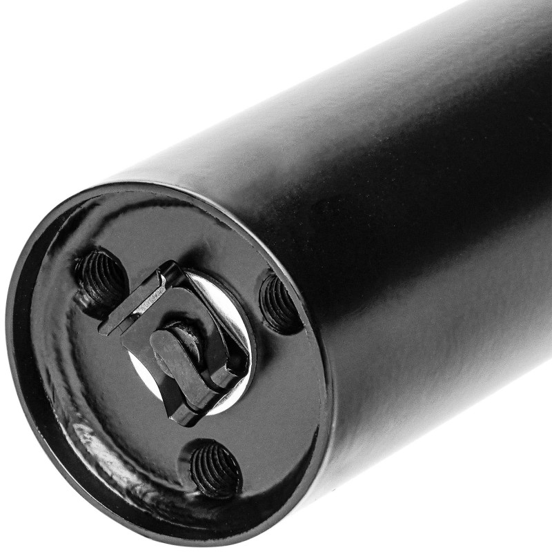 Taburete de bar Panamá con elevación a gas, color Limón, color negro Dámaso