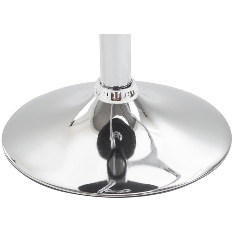 Juego de 2 taburetes de bar Lazio de piel sintética C negro