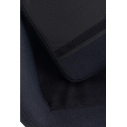 Juego de 2 taburetes de bar Grant en tela negra