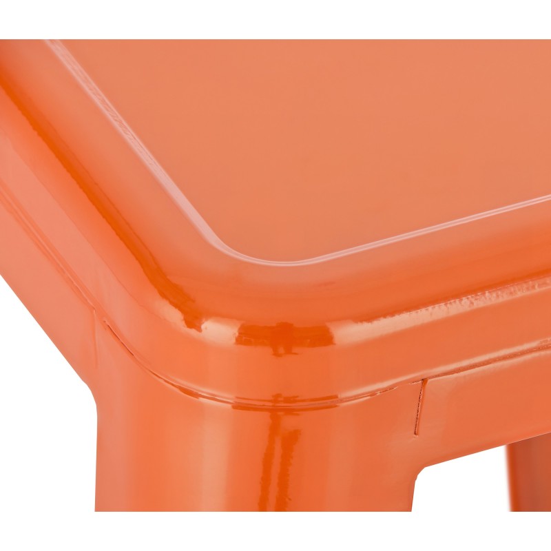 Juego de 2 taburetes de bar Joshua color naranja