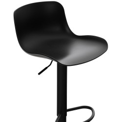 Taburete de bar negro Almada