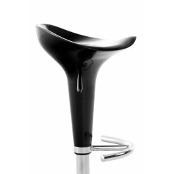 Juego de 2 taburetes de bar Saddle negros