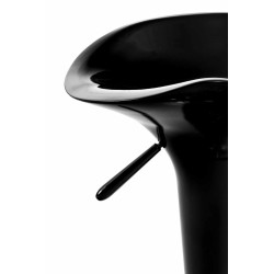 Juego de 2 taburetes de bar Saddle negros