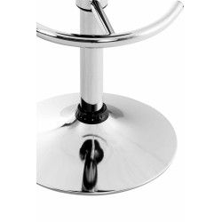 Juego de 2 taburetes de bar Saddle negros