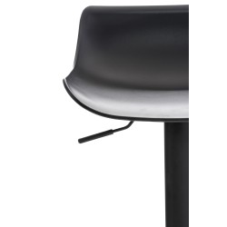 Juego de 2 taburetes de bar Aveiro negros