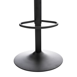Juego de 2 taburetes de bar negros Almada
