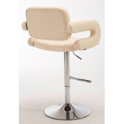 Juego de 2 taburetes de bar color crema Dublin C