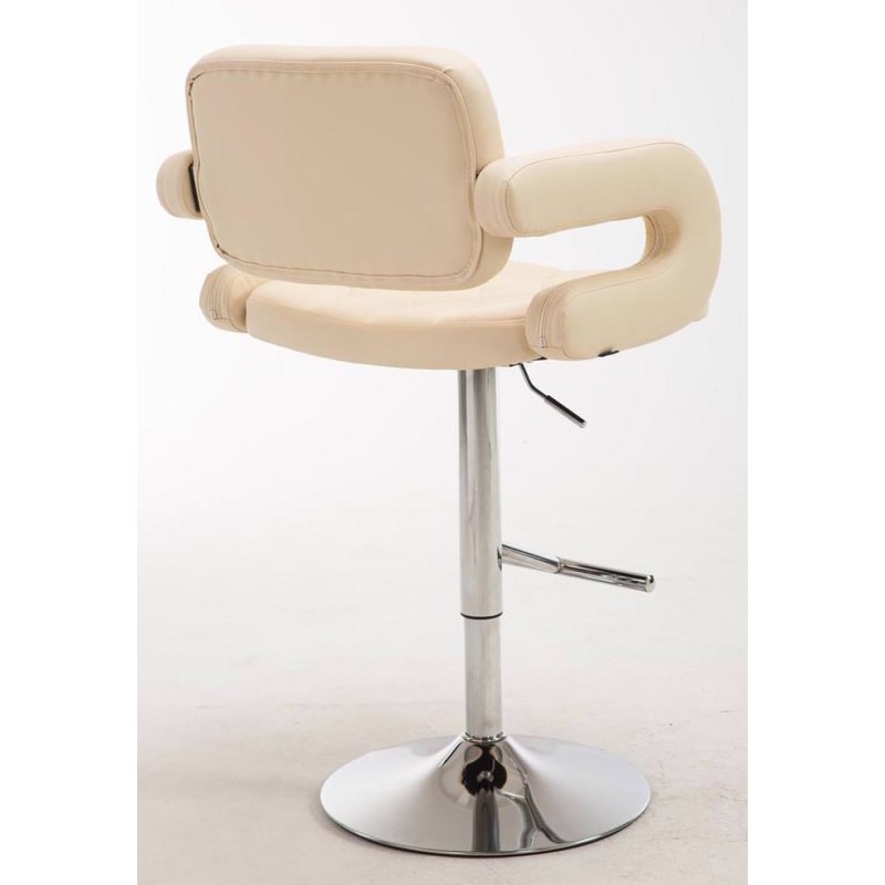 Juego de 2 taburetes de bar color crema Dublin C