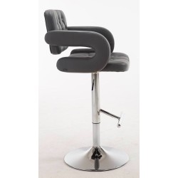 Juego de 2 taburetes de bar Dublin C grises