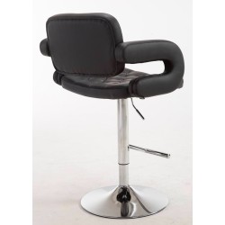 Juego de 2 taburetes de bar negros Dublin C