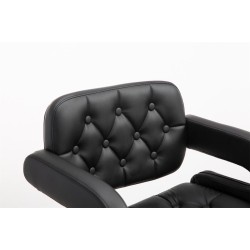 Juego de 2 taburetes de bar negros Dublin C