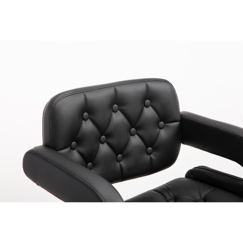 Juego de 2 taburetes de bar negros Dublin C