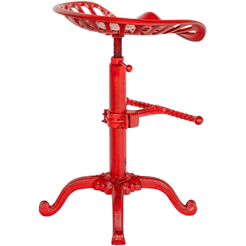 Juego de 2 taburetes de bar Butch rojos