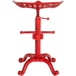 Juego de 2 taburetes de bar Butch rojos