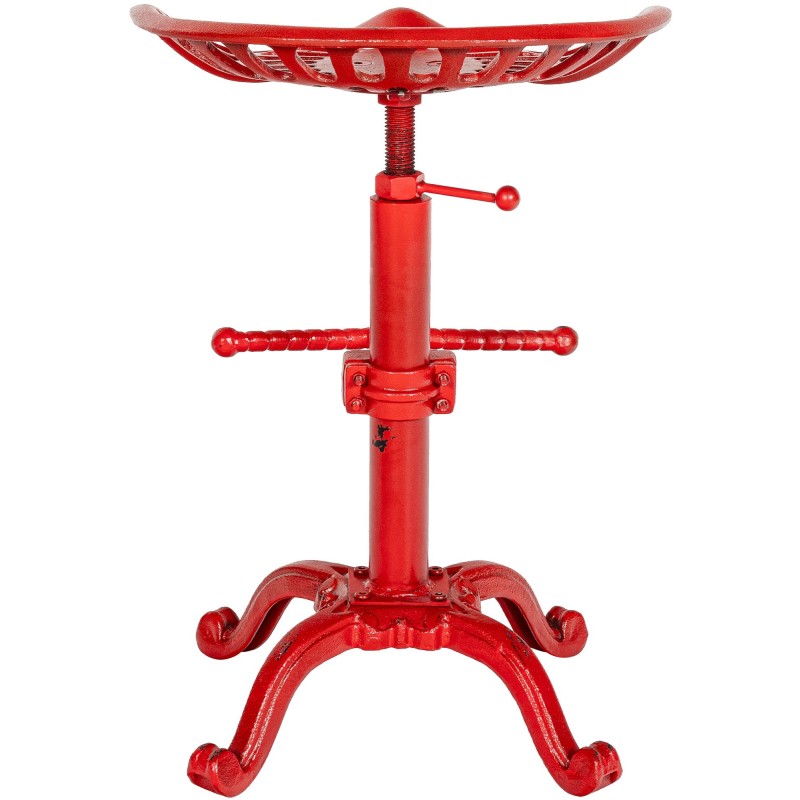 Juego de 2 taburetes de bar Butch rojos