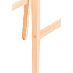 Juego de 2 taburetes de bar Hoover en tejido Natura gris claro