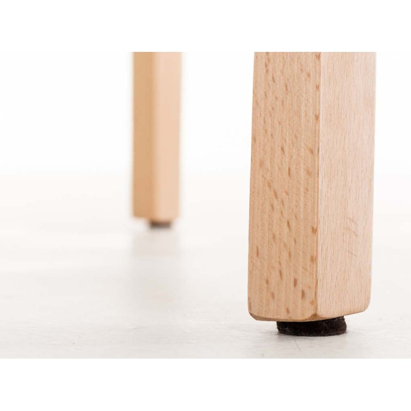 Juego de 2 taburetes de bar Hoover Natura blancos