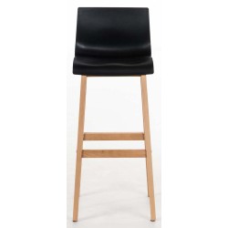 Juego de 2 taburetes de bar Hoover Natura negros