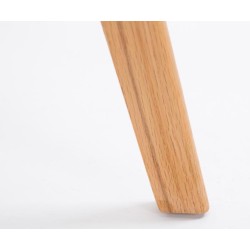 Juego de 2 taburetes de bar de plástico Metz, color naranja Natura