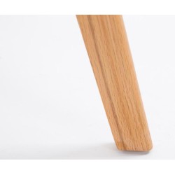 Juego de 2 taburetes de bar Metz, plástico verde, Natura