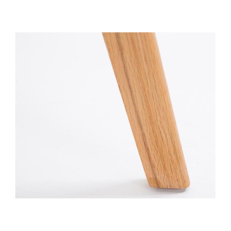 Juego de 2 taburetes de bar Metz, plástico verde, Natura